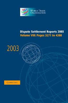 portada dispute settlement reports 2003 (en Inglés)