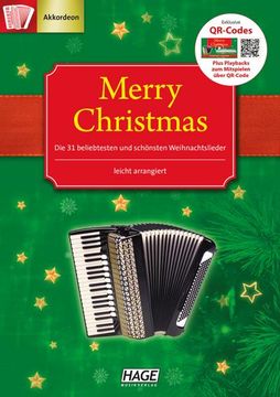 portada Merry Christmas für Akkordeon: Die 31 Beliebtesten und Schönsten Weihnachtslieder (en Alemán)