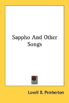 portada sappho and other songs (in English)