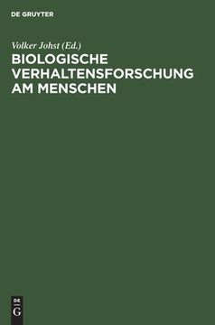 portada Biologische Verhaltensforschung am Menschen (in German)