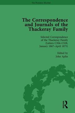 portada The Correspondence and Journals of the Thackeray Family Vol 3 (en Inglés)