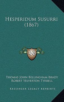 portada hesperidum susurri (1867) (en Inglés)