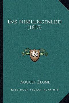 portada Das Nibelungenlied (1815) (en Alemán)