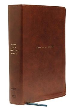 portada Net, Love god Greatly Bible, Leathersoft, Brown, Comfort Print: Holy Bible (in English)