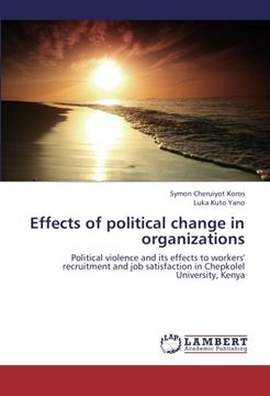 portada effects of political change in organizations (en Inglés)