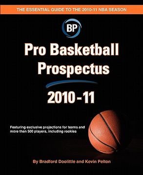 portada pro basketball prospectus 2010-11 (in English)