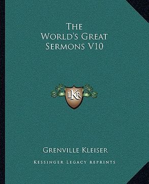 portada the world's great sermons v10 (en Inglés)