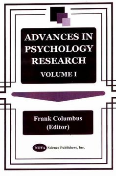 portada Advences in Psychology Research (en Inglés)