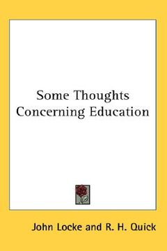 portada some thoughts concerning education (in English)