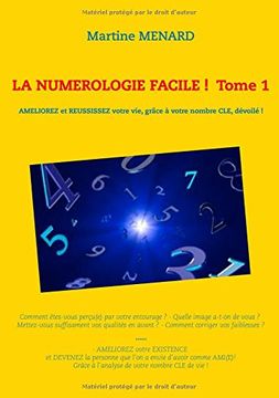 portada La Numerologie Facile ! Tome 1 (French Edition)