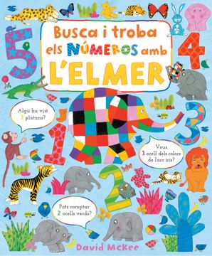 portada BUSCA I TROBA ELS NUMEROS AMB L'ELMER (in Catalá)