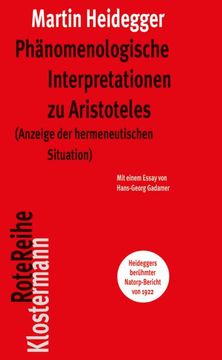portada Phänomenologische Interpretationen zu Aristoteles (in German)