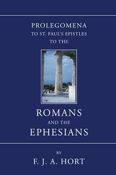 portada prolegomena to st. paul's epistles to the romans and the ephesians