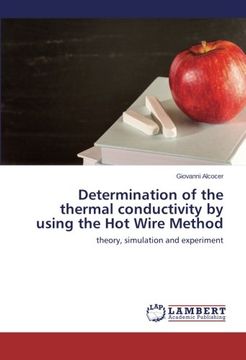 portada Determination of the thermal conductivity by using the Hot Wire Method