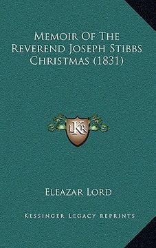 portada memoir of the reverend joseph stibbs christmas (1831) (in English)
