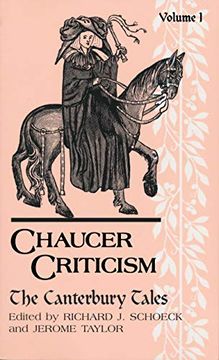 portada Chaucer Criticism, Volume 1: The Canterbury Tales 