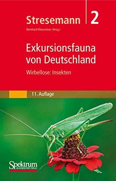 portada Stresemann - Exkursionsfauna von Deutschland, Band 2: Wirbellose: Insekten (en Alemán)