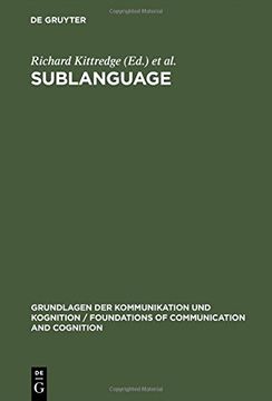 portada Sublanguage (Foundations of Communication)