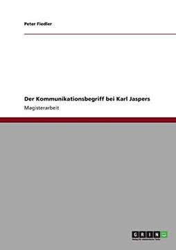 portada Der Kommunikationsbegriff bei Karl Jaspers (German Edition)