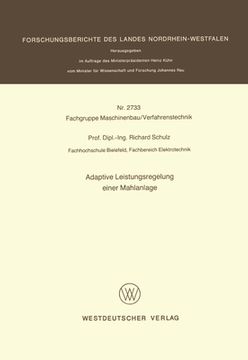 portada Adaptive Leistungsregelung einer Mahlanlage (in German)