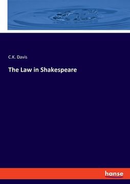 portada The Law in Shakespeare (en Inglés)