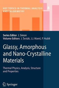 portada glassy, amorphous and nano-crystalline materials (en Inglés)