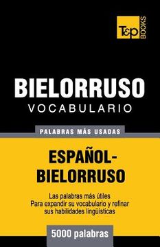 portada Vocabulario español-bielorruso - 5000 palabras más usadas