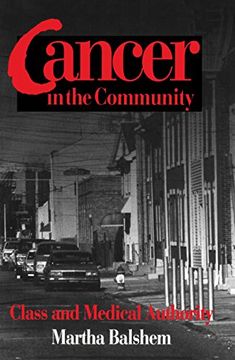 portada Cancer in the Community: Class and Medical Authority