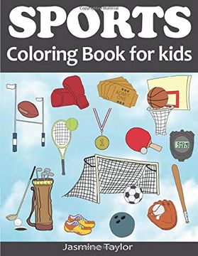 portada Sports Coloring Book for Kids (en Inglés)