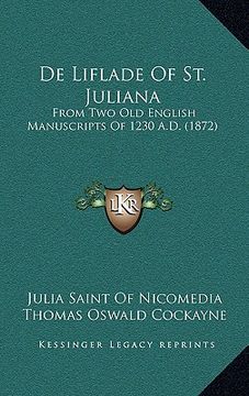 portada de liflade of st. juliana: from two old english manuscripts of 1230 a.d. (1872) (en Inglés)