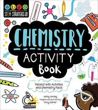 portada Stem Starters for Kids Chemistry Activity Book: Packed With Activities and Chemistry Facts 