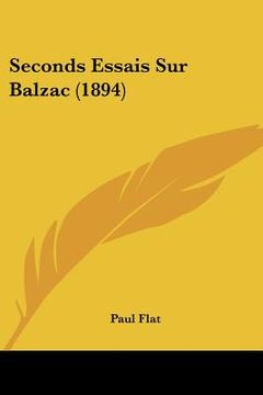 portada seconds essais sur balzac (1894) (en Inglés)