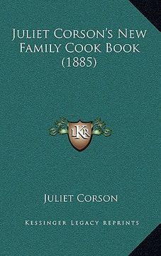 portada juliet corson's new family cook book (1885)