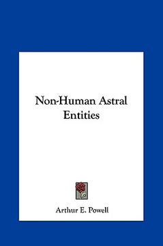 portada non-human astral entities (en Inglés)
