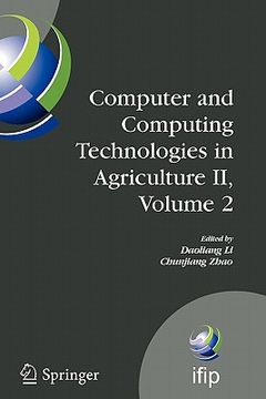 portada computer and computing technologies in agriculture ii, volume 2: the second ifip international conference on computer and computing technologies in ag (en Inglés)