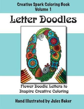 portada Creative Spark Coloring Book: Letter Doodles (en Inglés)