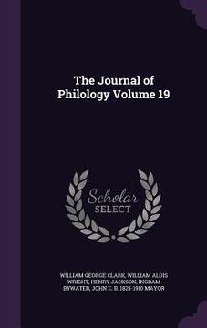 portada The Journal of Philology Volume 19 (en Inglés)