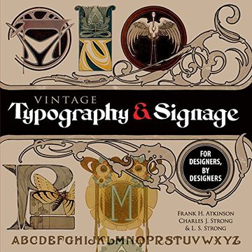 portada Vintage Typography and Signage: For Designers, by Designers (Dover Pictorial Archive) (en Inglés)
