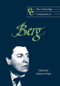 portada The Cambridge Companion to Berg Paperback (Cambridge Companions to Music) (en Inglés)