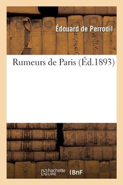 portada Rumeurs de Paris (in French)