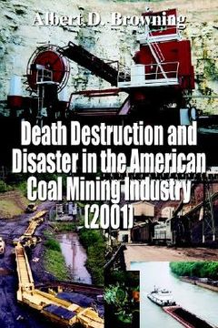 portada Death Destruction and Disaster in the American Coal Mining Industry (2001) (en Inglés)