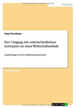 portada Der Umgang mit unterschiedlichen Lerntypen an einer Wirtschaftsschule