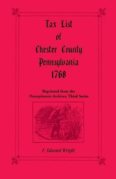 portada Tax List of Chester County, Pennsylvania 1768