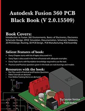 portada Autodesk Fusion 360 pcb Black Book (v 2. 0 15509) (en Inglés)