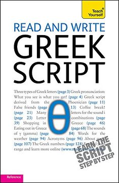 portada Read and Write Greek Script (en Inglés)