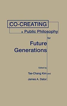 portada Co-Creating a Public Philosophy for Future Generations (en Inglés)