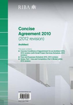 portada Riba Concise Agreement 2010 (2012 Revision): Architect (en Inglés)