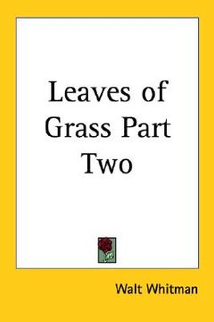 portada leaves of grass part two (en Inglés)