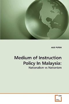 portada medium of instruction policy in malaysia (en Inglés)