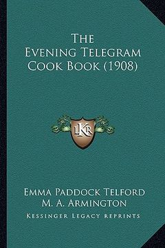 portada the evening telegram cook book (1908) (en Inglés)